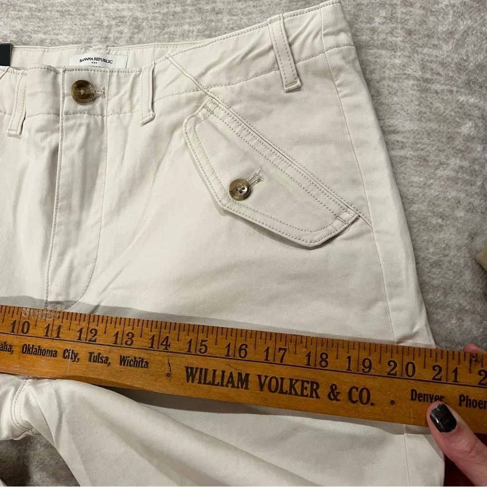 Banana Republic Authentic Chino Girlfriend Pant Cream IT#BR10 - Picture 11 of 15